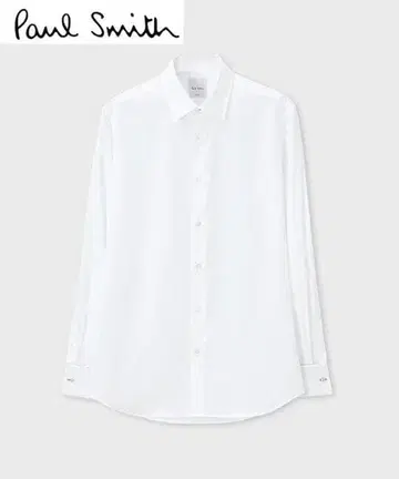 Paul smith 폴스미스 더블 커프스 드레스 셔츠 화이트 L