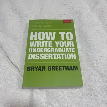 HOW TO WRITE YOUR UNDERGRADUATE DISSERTA