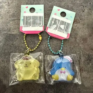 산리오  푸치 체인 폼폼푸딩 턱시도샘