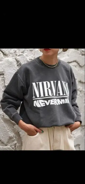 GOOD ROCK SPEED NIRVANA 맨투맨