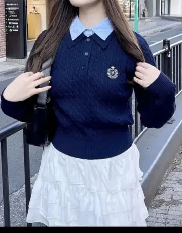 INGNI, 더블 컬러 케이블 니트