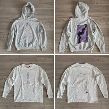 만화 공각기동대 빔즈 후드티 롱 T 2개 세트