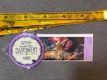 미세스 바벨탑 11/16 오사카 캔뱃지 및 픽처 티켓, 금 테이프 1개