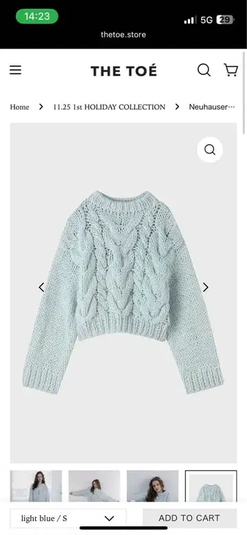 THE TOE 니트 Neuhauser Knit