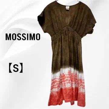 MOSSIMO 모시모 반팔 타이 다이 원피스 S 리조트