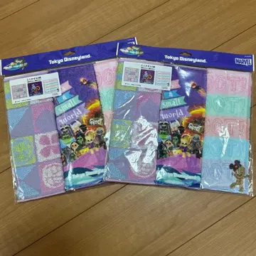 미니 타월 세트 2개 새상품 디즈니 리조트 한정판 스몰 월드