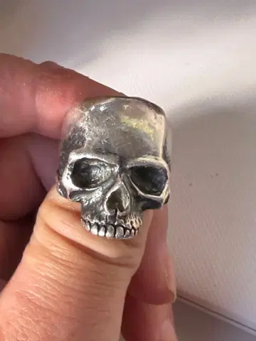 스컬 반지 약 25호