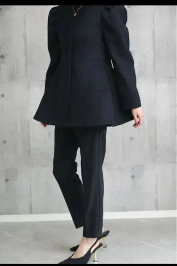 새상품급 em. 엠도트 페플럼 자켓 졸업식 입학식