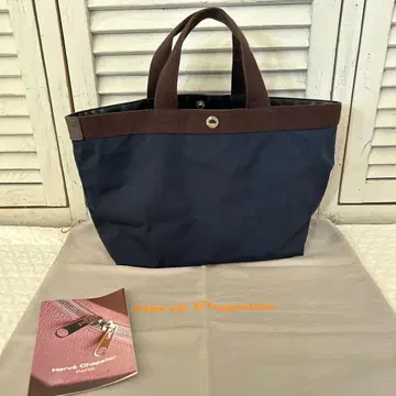 에르베샤 펠리에 토트백 704C 네이비 HerveChapelier