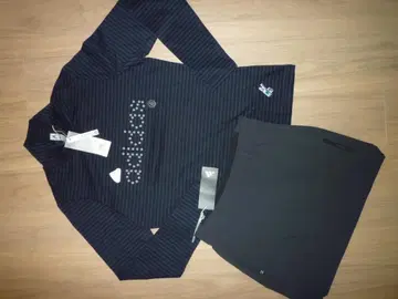 [ 새상품 M ] adidas 아디다스 골프 긴팔 셔츠 & 스커트 세트