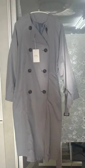 fifth 트렌치코트 쿠스미 블루