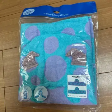 미사용 새상품 도쿄 디즈니 리조트 후드 타월 몬스터 주식회사 설리