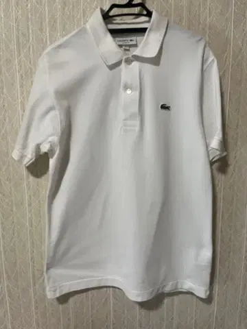 Lacoste 화이트 피케 셔츠