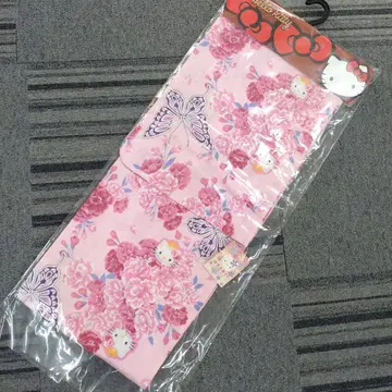 헬로키티 꽃무늬 유카타