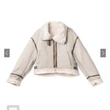 GRL 숏 기장 보아 무스탕 자켓 [k9058b]