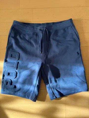 Polo 파랑 숏팬츠 로고