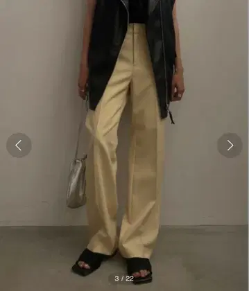 [ ameri ] MEDI LOW WAIST STRAIGHT PANTS