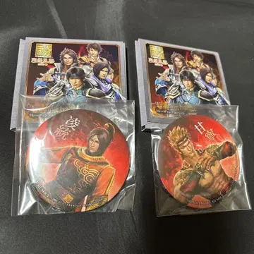 진 삼국무쌍 7 성우 난무 2013 봄 감녕 능통 캔뱃지 세트