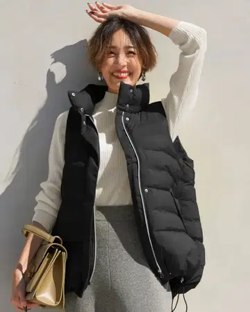 DoCLASSE 충전솜 베스트 BLACK