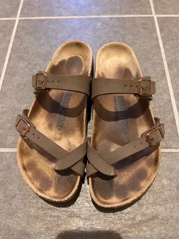 Birkenstock 모카 샌들 38 내로우 좁은 폭 마야리