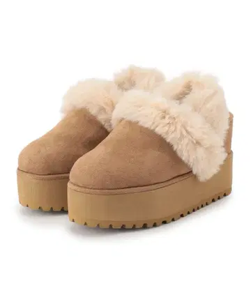 ESPERANZA 통굽 2WAY 페이크 무스탕 사보