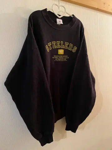 25일까지 NFL 스틸러스 맨투맨 트레이닝복 빅 사이즈