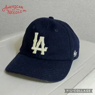 American needle 캡 LA 울 네이비