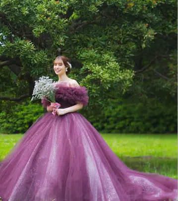 하츠코엔도 질풍 컬러 드레스 COCOMELODY