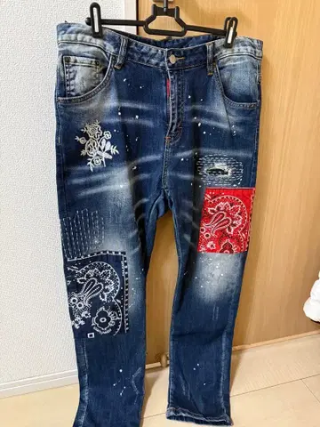 HAND MADE DENIM Jeans 다크 블루 데님 36