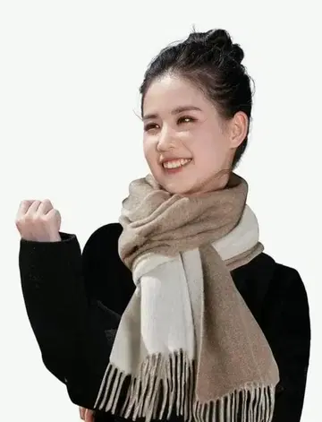 [ 정가 13800엔 ] Utukky 캐시미어 머플러 180*30cm