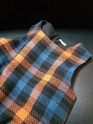 Weaver 와플 원단풍 절개 원피스