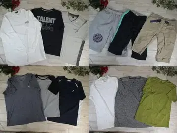 25-5503 남성용 의류 묶음 판매 22벌 M/L/LL 사이즈