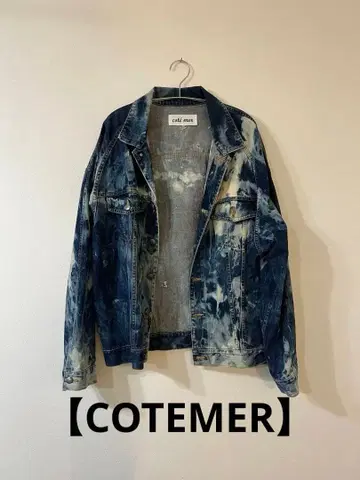 COTEMER 코트 G 블리치 데미지 가공 별주 한정판