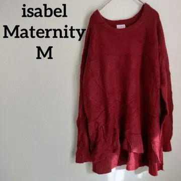 선착순 isabel Maternity [ M ] 빨간색 니트 스웨터