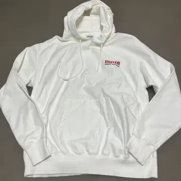 BEAUTY&YOUTH 기업계 maxell 콜라보 후드티