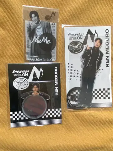 [ 새상품 미개봉 ] Snow Man [ ON ] 메구로 렌 3세트