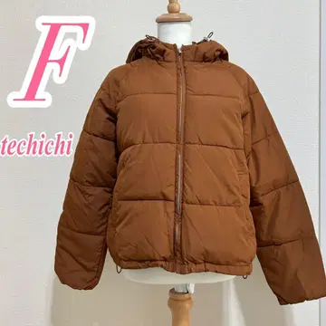 테치치 브라운 다운 자켓 사이즈 52 캐주얼 코디 자켓