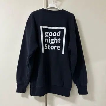 완판템 good night store 맨투맨 네이비