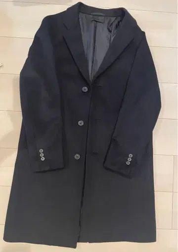 울 캐시미어 체스터 코트 S size