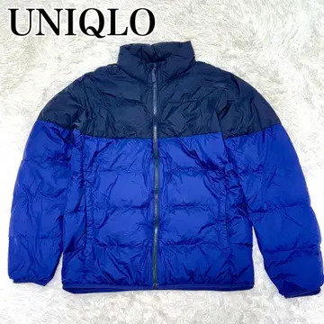 새상품급 유니클로 울트라 라이트 다운 자켓 3D 컷 L 파랑 456570