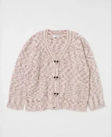 MD FACE BUTTON 가디건 / MICKEY