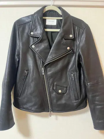 DOMENICO+SAVIO 가죽 라이더 자켓