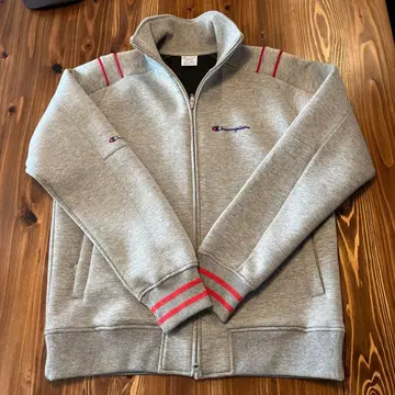 Champion 그레이 집업 맨투맨 M