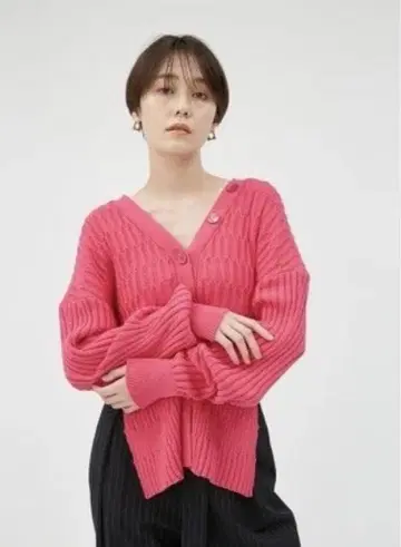 프레이아이디 버티컬 허니콤 가디건