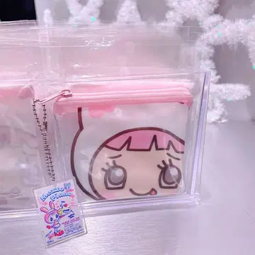 미밀리 나루미야 파우치 메조 피아노 클리어 플랫 파우치 미밀리 짱