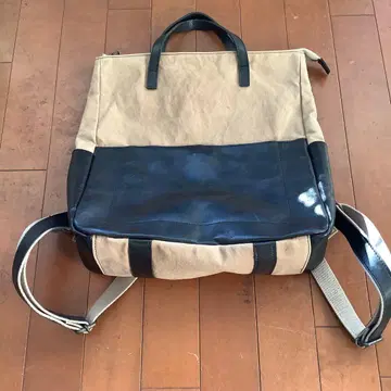 12월이라 가격 인하! 캔버스 가죽 2WAY 백