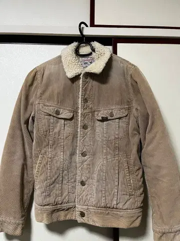 [ 아메리칸 러그 씨 x Lee ] 코듀로이 보아 자켓 베이지 사이즈 S