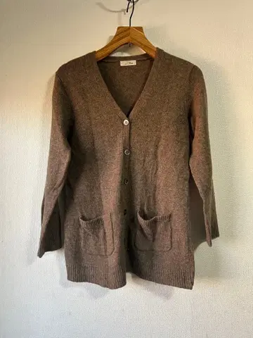 nest Robe 울 100% 가디건