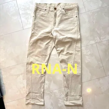 RNA-N. 화이트 데님 팬츠 슬림 핏