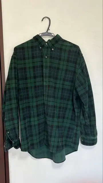 Lands' End 코듀로이 체크 셔츠